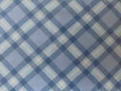 そばがら枕(ななめチェック青)